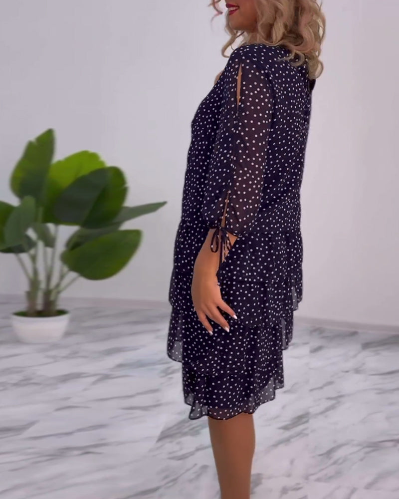 HILLARY | ELEGANT FLOWY DRESS
