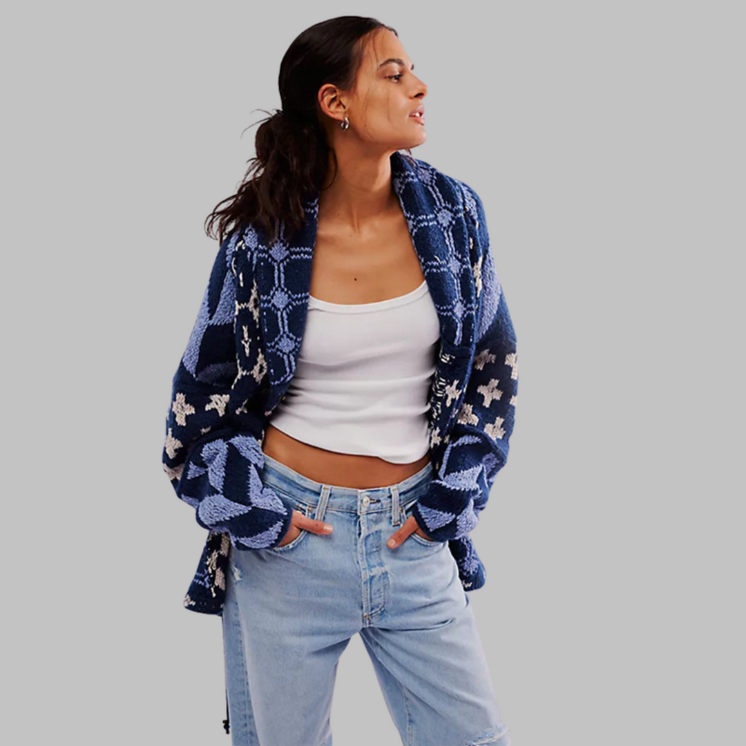 PATRICIA | VINTAGE BUTTON DOWN OVERSIZED CARDIGAN