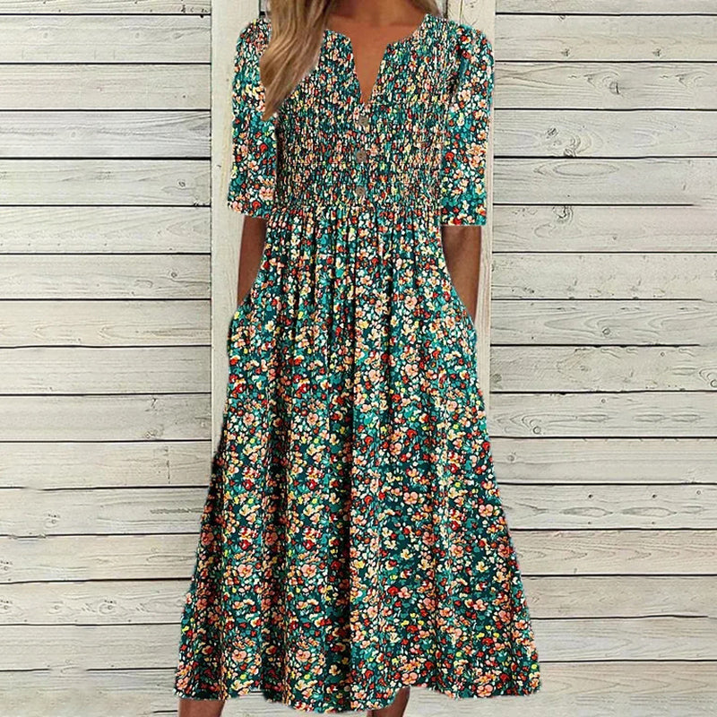 CLARA | VINTAGE FLORAL DRESS