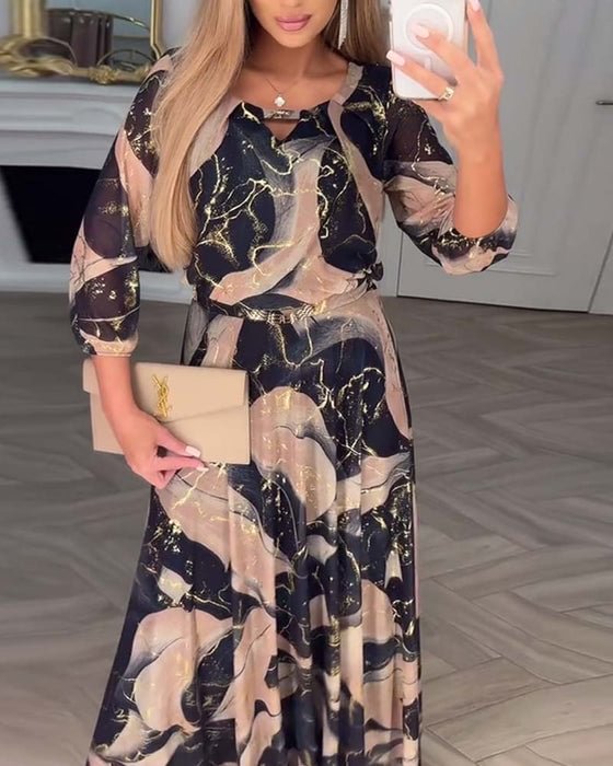 KAMI | ELEGANT DRESS WITH PRINT
