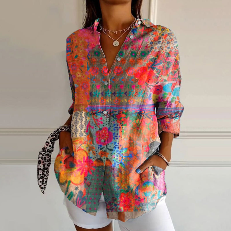 MILLIE | ELEGANT BLOUSE WITH FLORAL PATTERN