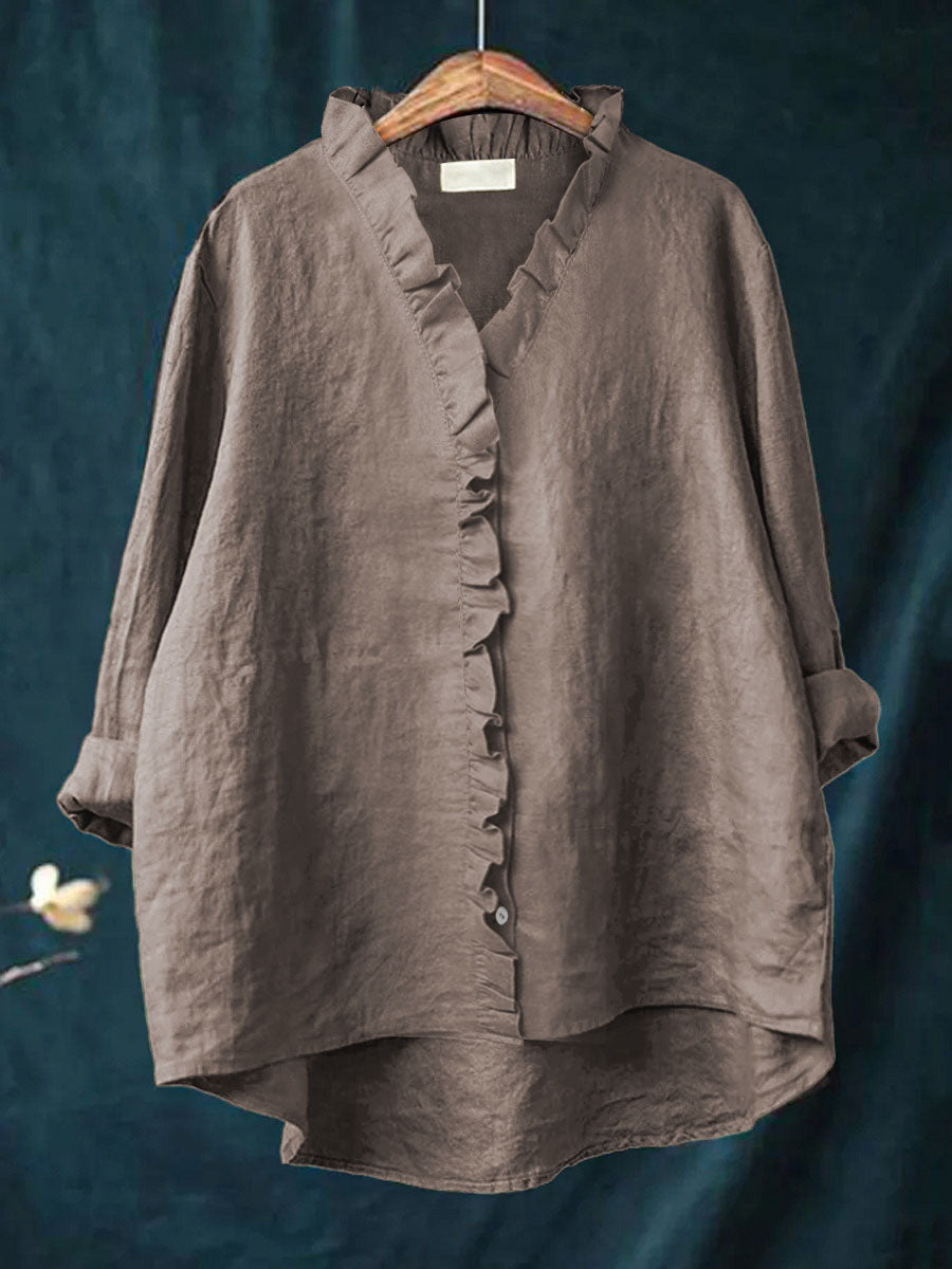 JANA | ELEGANT BLOUSE WITH RUFFLES