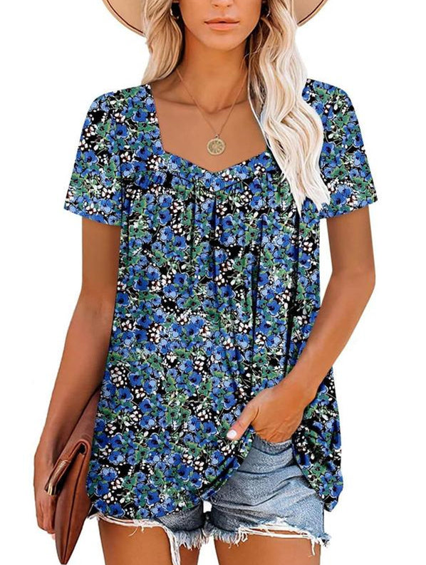 VIRENA | LIGHT SUMMER FLORAL TOP