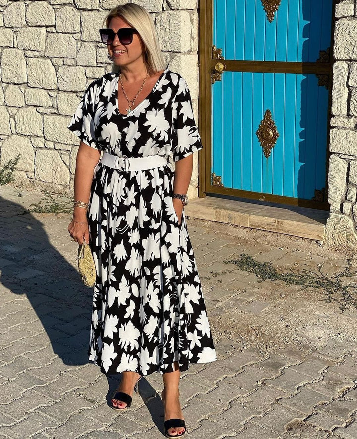 CAMILIA | ELEGANT DRESS WITH TUMMY COVERAGE