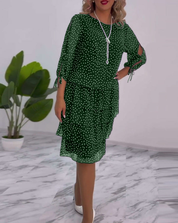 HILLARY | ELEGANT FLOWY DRESS