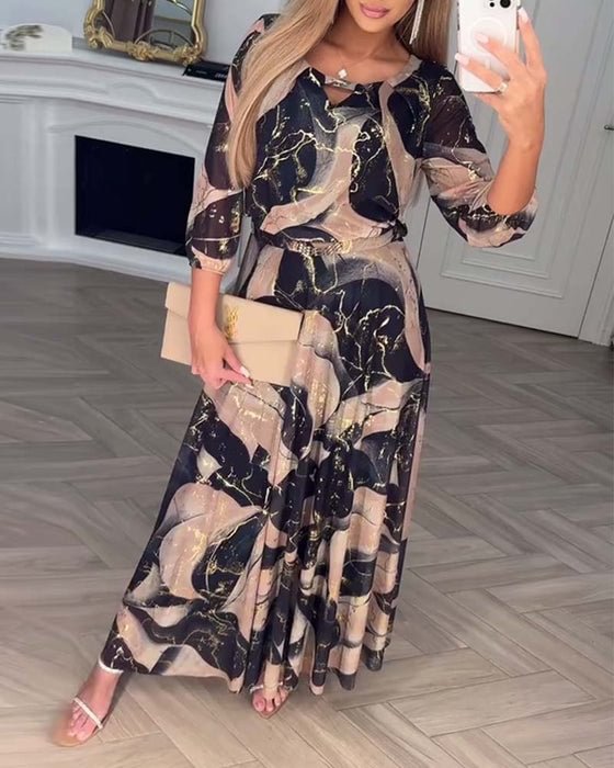 KAMI | ELEGANT DRESS WITH PRINT