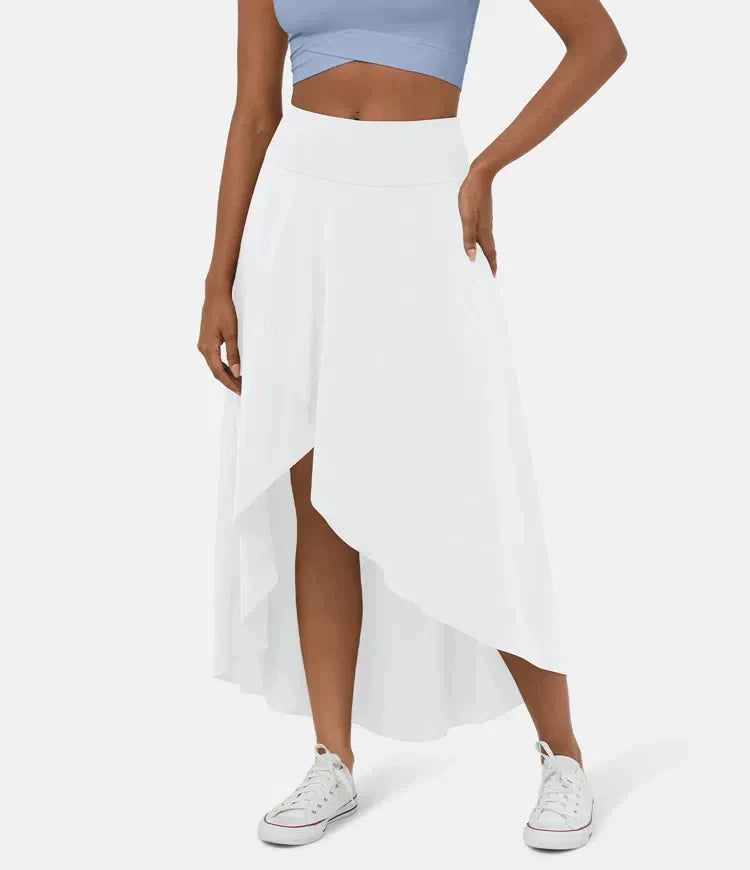 BO | 2-IN-1 CASUAL MIDI SKIRT WITH HIGH WAIST