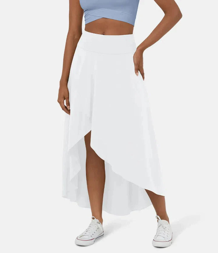 BO | 2-IN-1 CASUAL MIDI SKIRT WITH HIGH WAIST