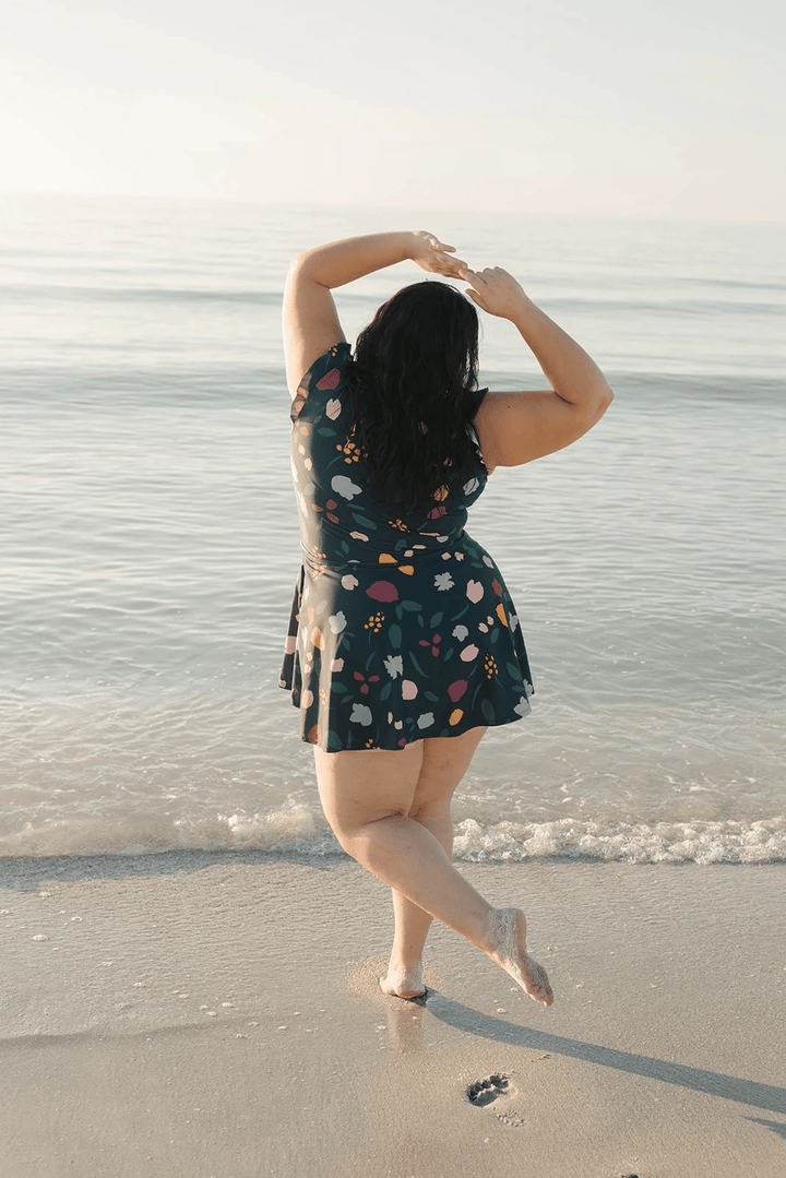 MARGARET | BATHING SUIT WITH RUFFLES AND BREAST SUPPORT