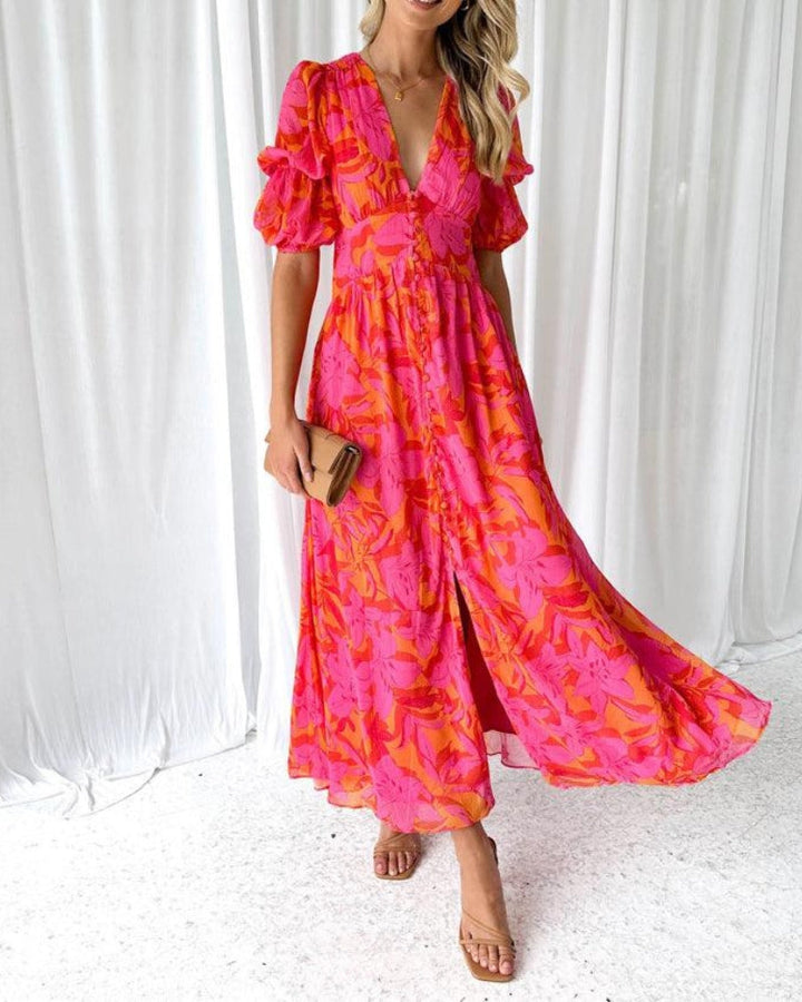 EMMA | ELEGANT COLORFUL DRESS