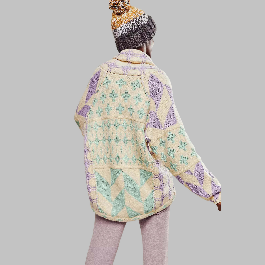 PATRICIA | VINTAGE BUTTON DOWN OVERSIZED CARDIGAN