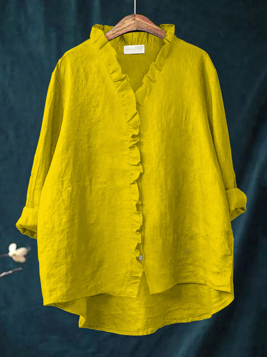 JANA | ELEGANT BLOUSE WITH RUFFLES