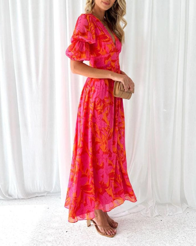 EMMA | ELEGANT COLORFUL DRESS