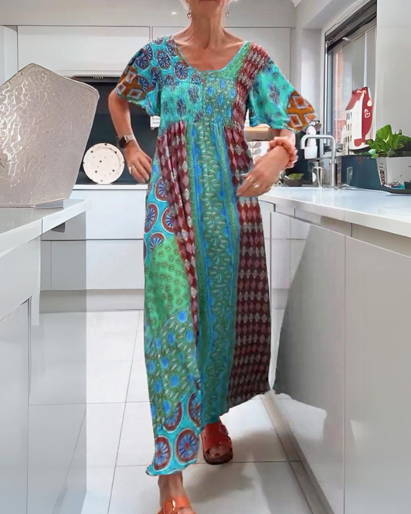 MELANIA | COLOURFUL BOHEMIAN DRESS
