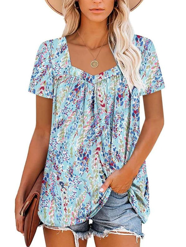 VIRENA | LIGHT SUMMER FLORAL TOP