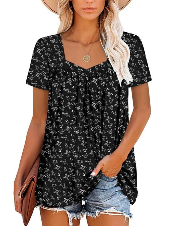 VIRENA | LIGHT SUMMER FLORAL TOP