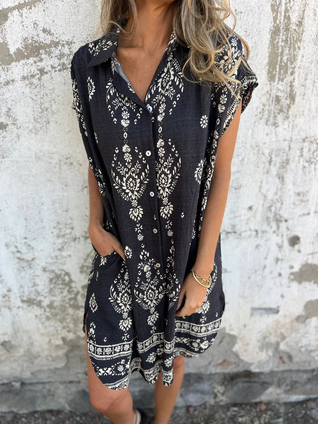 GIA | ELEGANT LONG DRESS WITH BELLY COVERAGE
