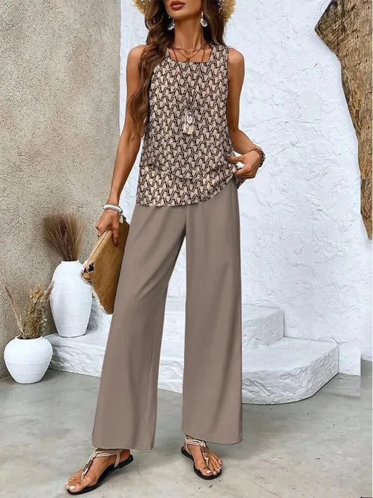 ROMY | LIGHT & ELEGANT TWO-PIECE SUMMER SUIT