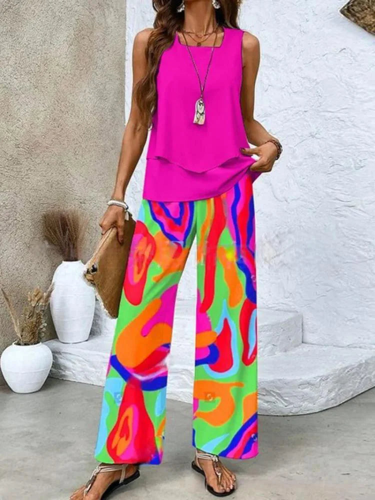 ROMY | LIGHT & ELEGANT TWO-PIECE SUMMER SUIT