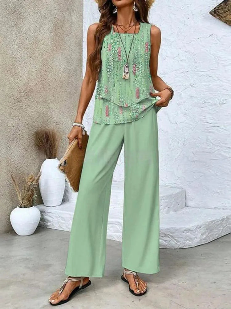 ROMY | LIGHT & ELEGANT TWO-PIECE SUMMER SUIT
