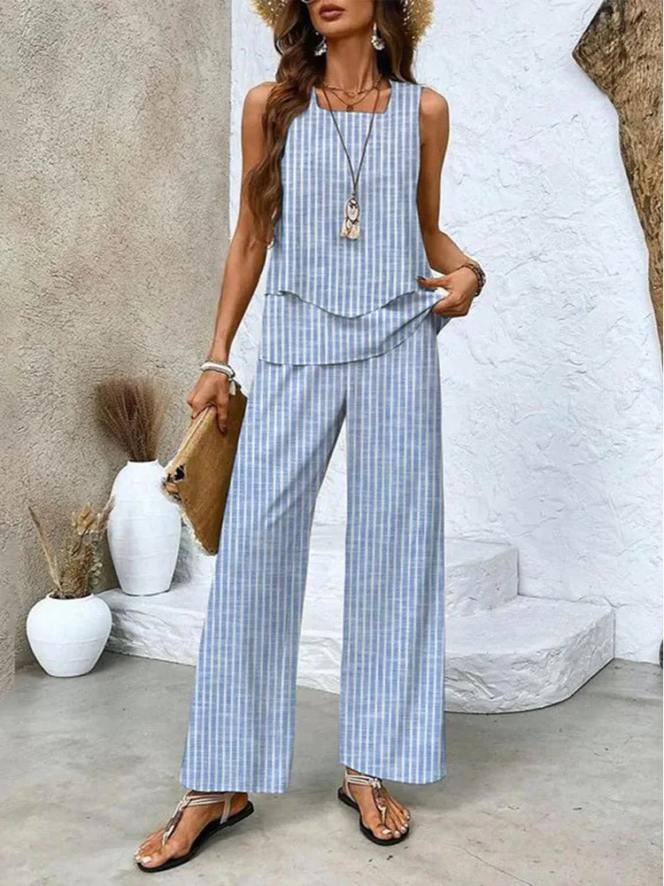 ROMY | LIGHT & ELEGANT TWO-PIECE SUMMER SUIT