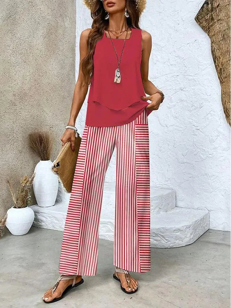 ROMY | LIGHT & ELEGANT TWO-PIECE SUMMER SUIT