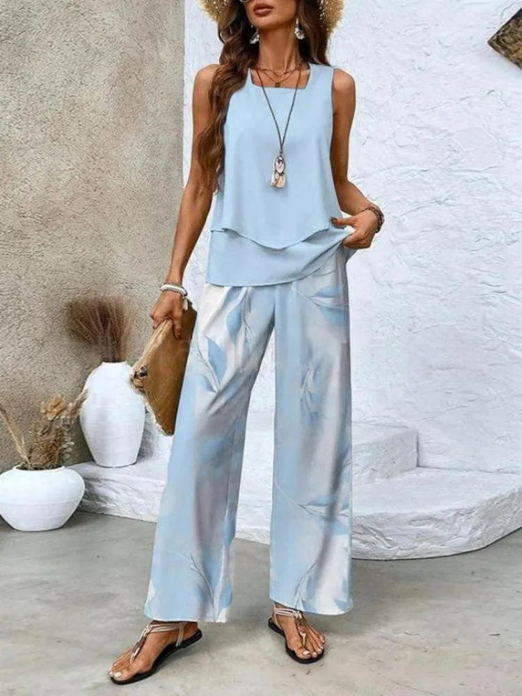 ROMY | LIGHT & ELEGANT TWO-PIECE SUMMER SUIT