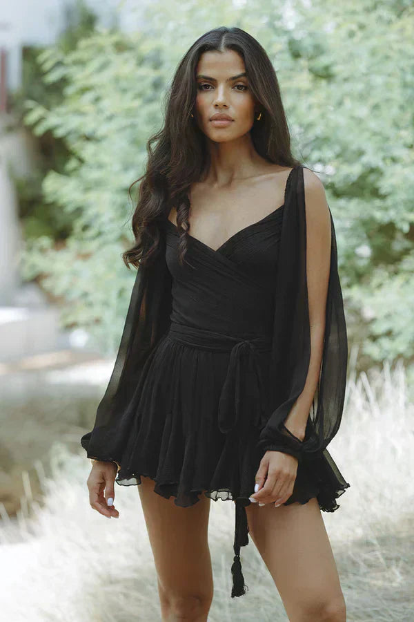 LOUISE | MINI DRESS WITH ELEGANT SLEEVES