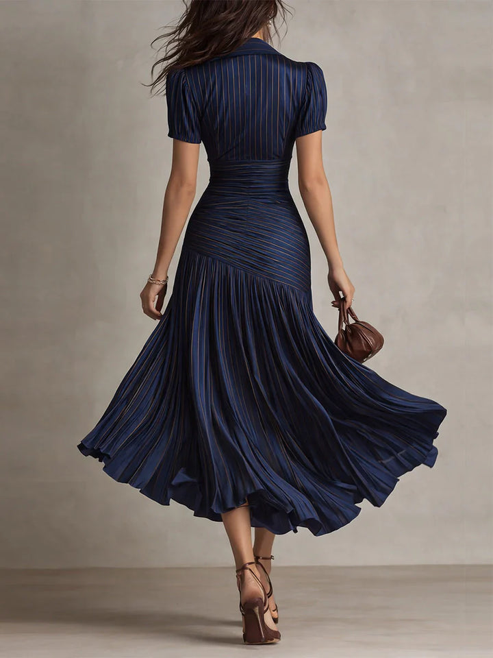 FENNA | VINTAGE ELEGANT CHIFFON MAXI DRESS