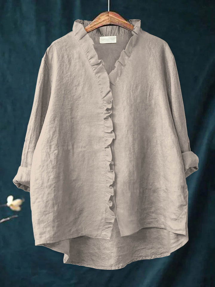 JANA | ELEGANT BLOUSE WITH RUFFLES