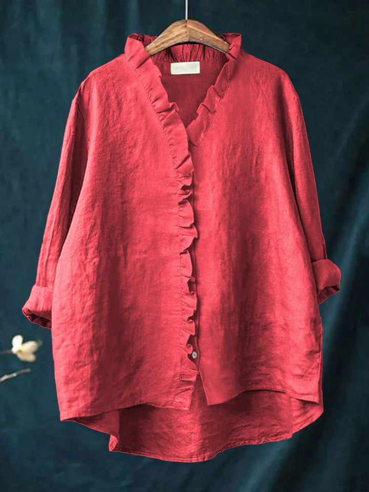JANA | ELEGANT BLOUSE WITH RUFFLES