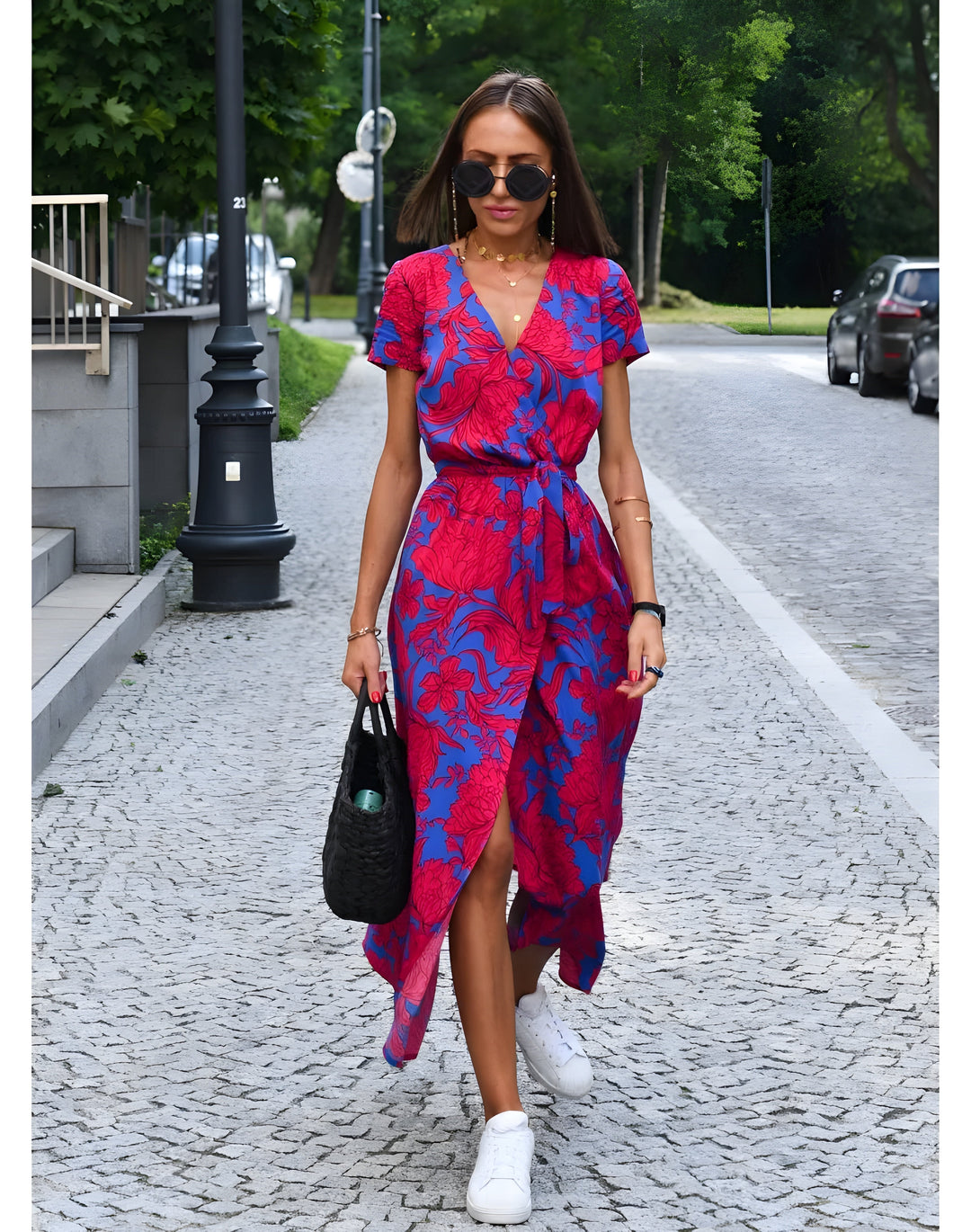 PAMMY | ELEGANT AIRY DRESS WITH PRINT