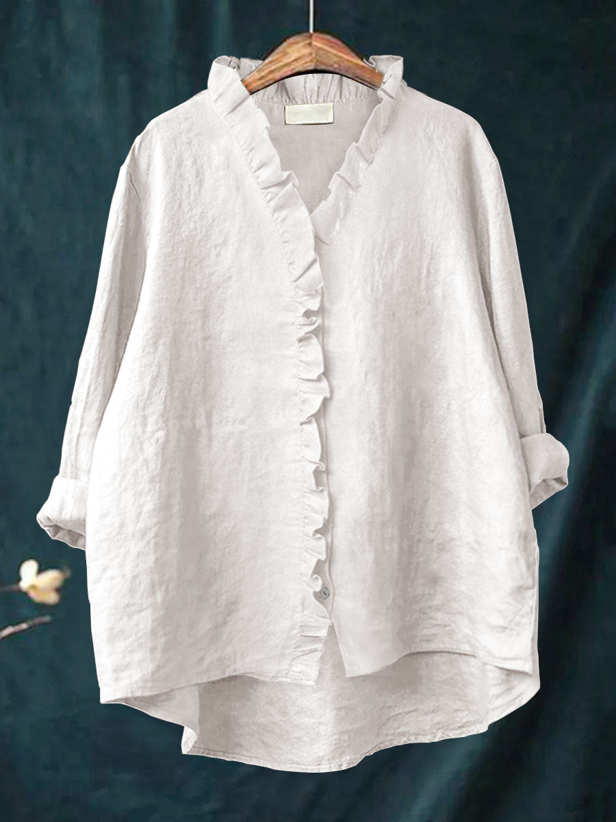 JANA | ELEGANT BLOUSE WITH RUFFLES