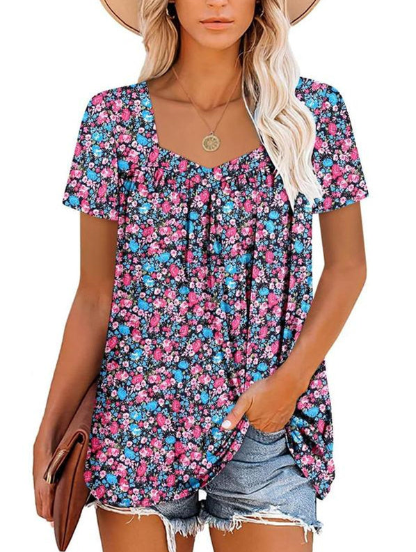 VIRENA | LIGHT SUMMER FLORAL TOP