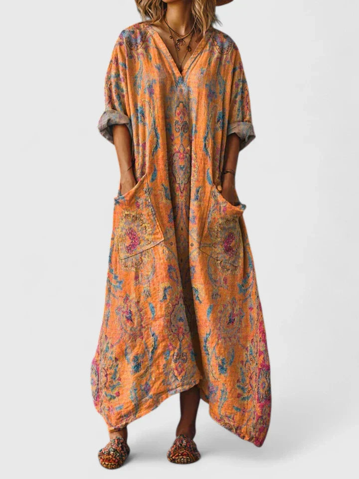 DAISY | ELEGANT BAGGY BOHO DRESS