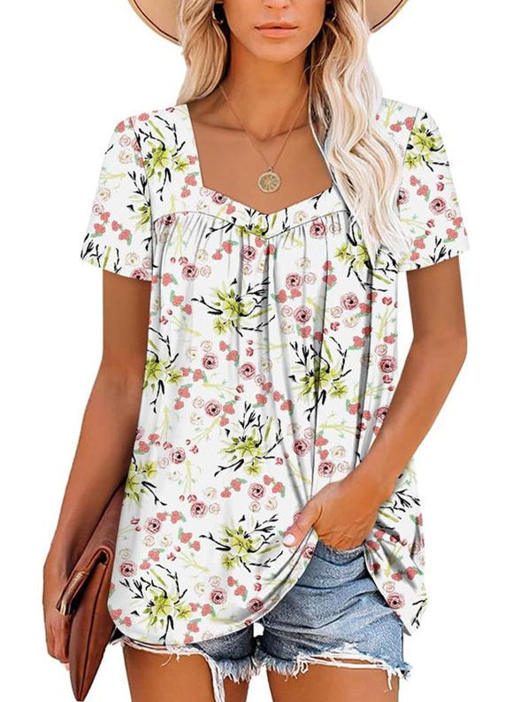 VIRENA | LIGHT SUMMER FLORAL TOP