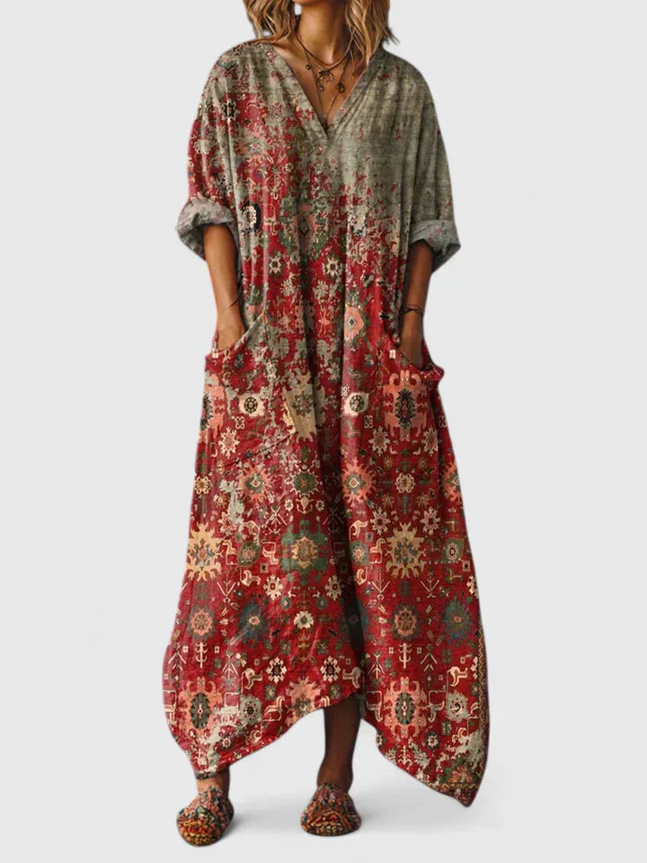 DAISY | ELEGANT BAGGY BOHO DRESS